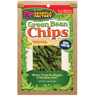 K9 Granola Green Bean Chips, 4oz
