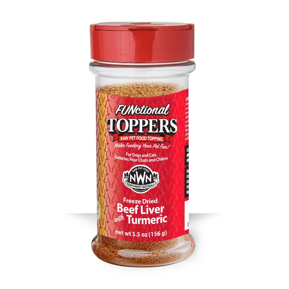 NWN Functional Toppers, Flavor: Beef Liver with Turmeric (4.5oz)