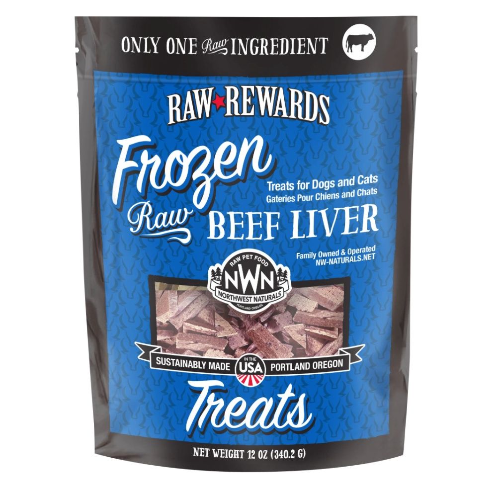 NWN Raw Frozen Treats, 12oz, Protein: Beef Liver