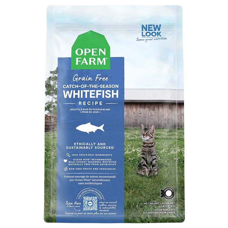 Open Farm Cat Grain Free, Catch of the Season Whitefish, Size: 2lb