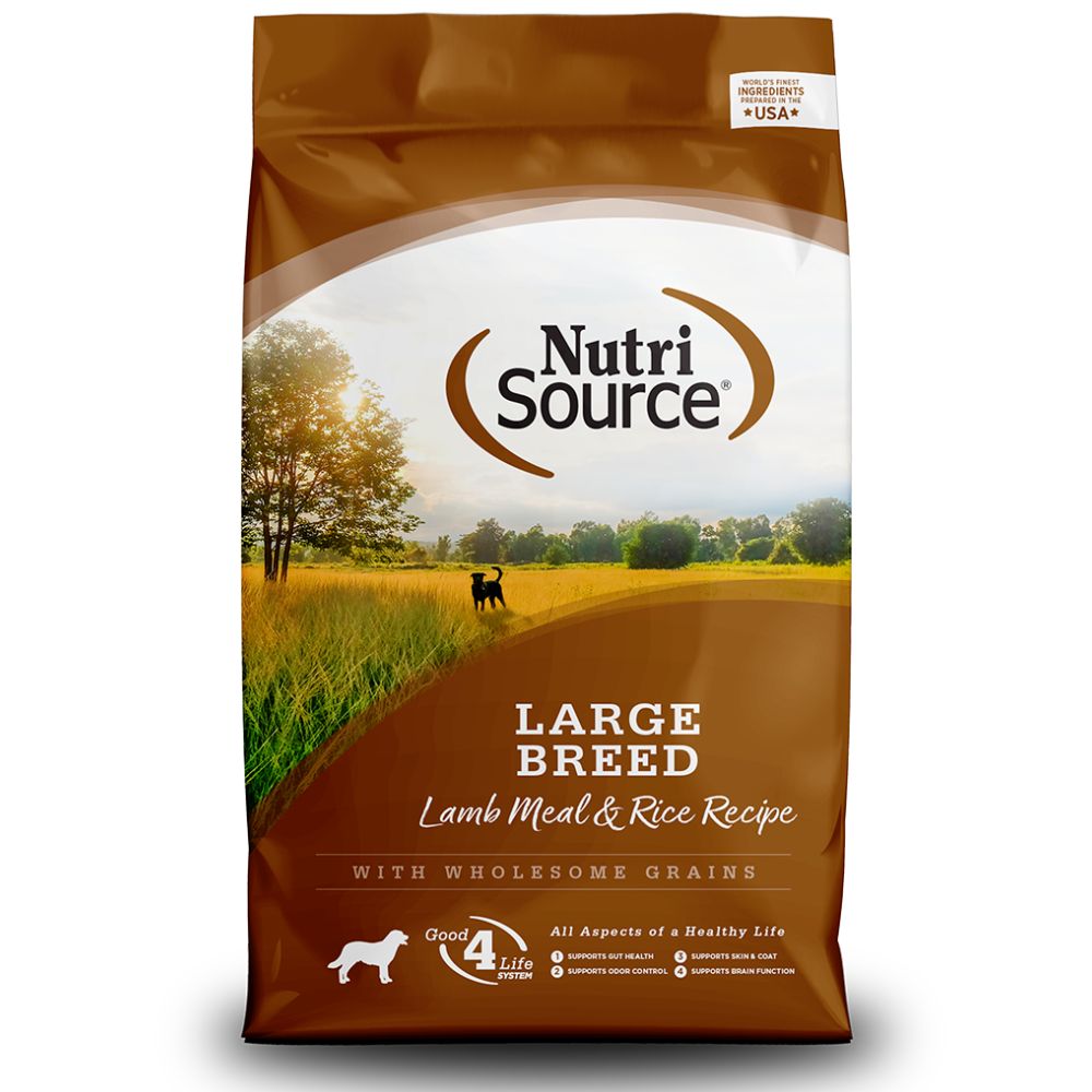 Nutrisource Large Breed, Lamb &amp; Rice, Size: 26lb