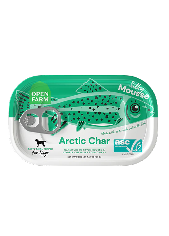 Open Farm Dog Fish Toppers, 4.59oz, Recipe: Arctic Char