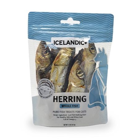 Icelandic+ Cat Whole Fish Treat, 1.5oz, Fish: Herring