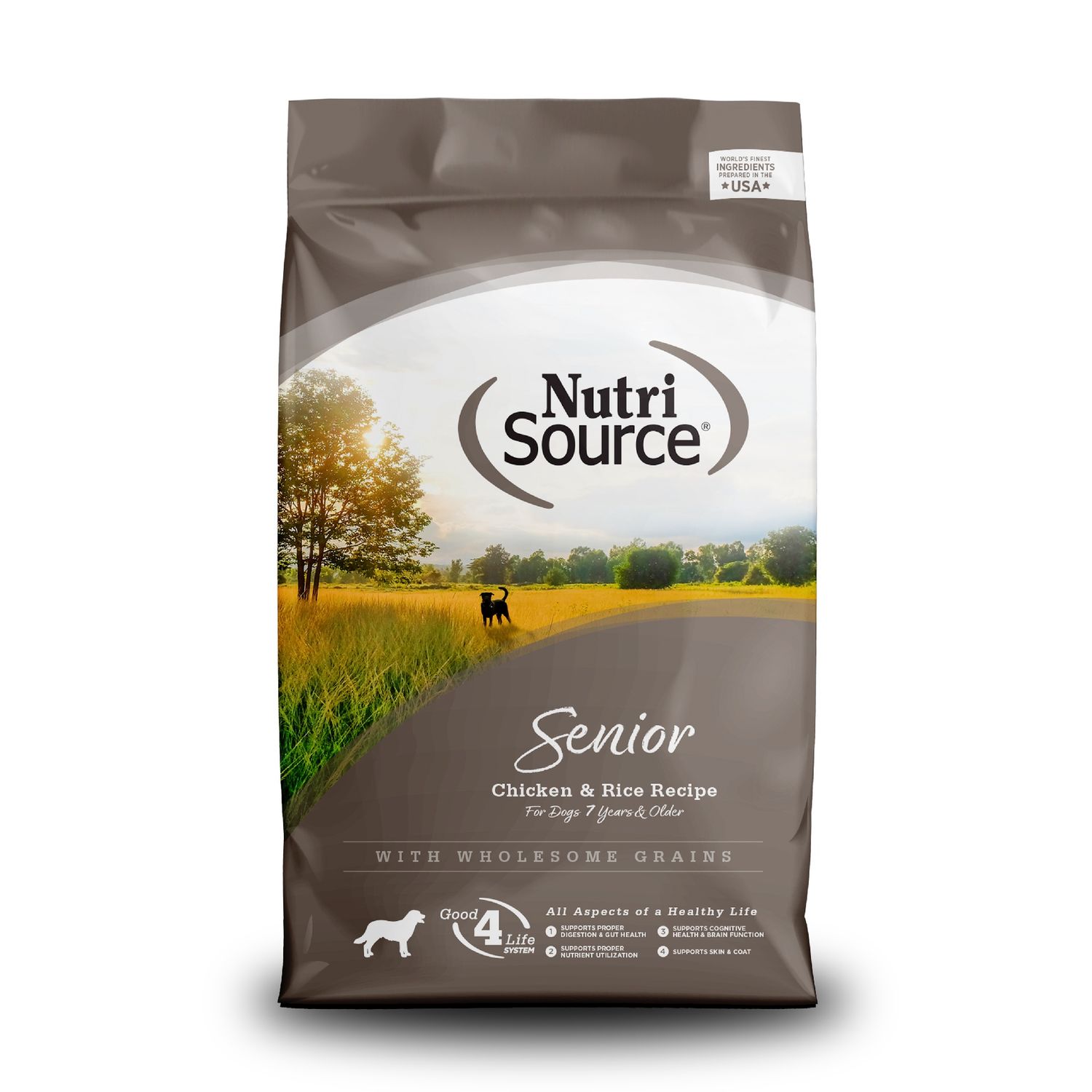 Nutrisource Senior, Chicken &amp; Rice, Size: 5lb