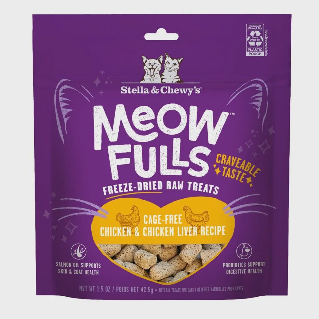 Stella &amp; Chewy's Meowfuls, 1.5oz, Recipe: Chicken &amp; Chicken Liver