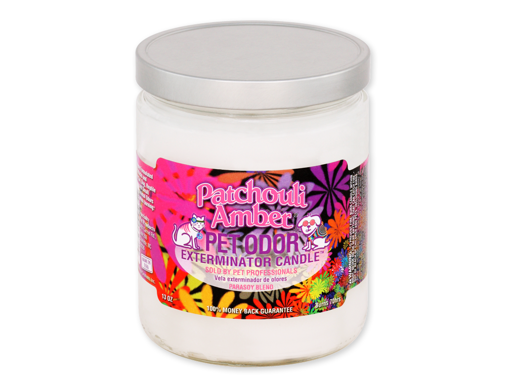 Pet Odor Exterminator Candle - Pup Culture Collection, Scent: Patchouli Amber