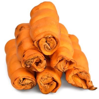 Supercan Flavored Beef Cheek Rolls, 5"-6", Flavor: Peanut Butter