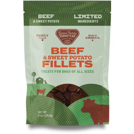 Gaines Family Farmstead - Sweet Potato Fillets, Flavor: Beef, 8oz