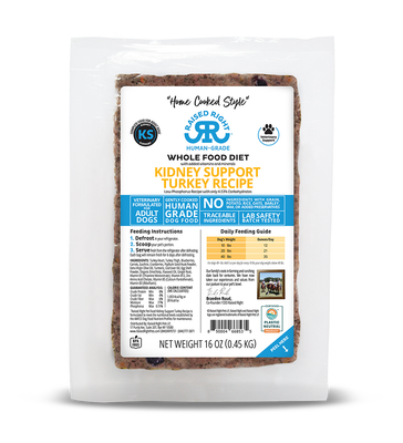 Raised Right Dog Frozen Food Kidney Support, 16oz