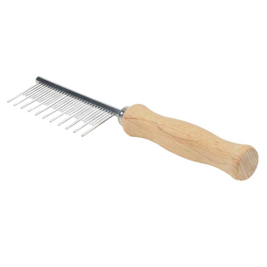 Safari Shedding Wood Comb, Size: Long Hair