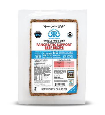 Raised Right Dog Frozen Food Pancreatic Support, 16oz