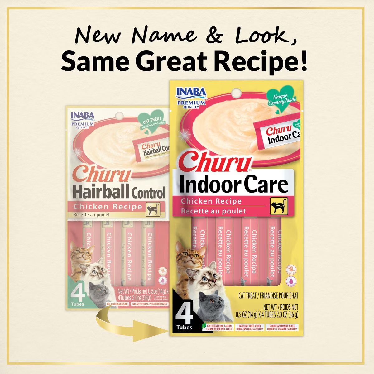 Inaba Churu Purees +Functional, Formula: Indoor Care, Chicken