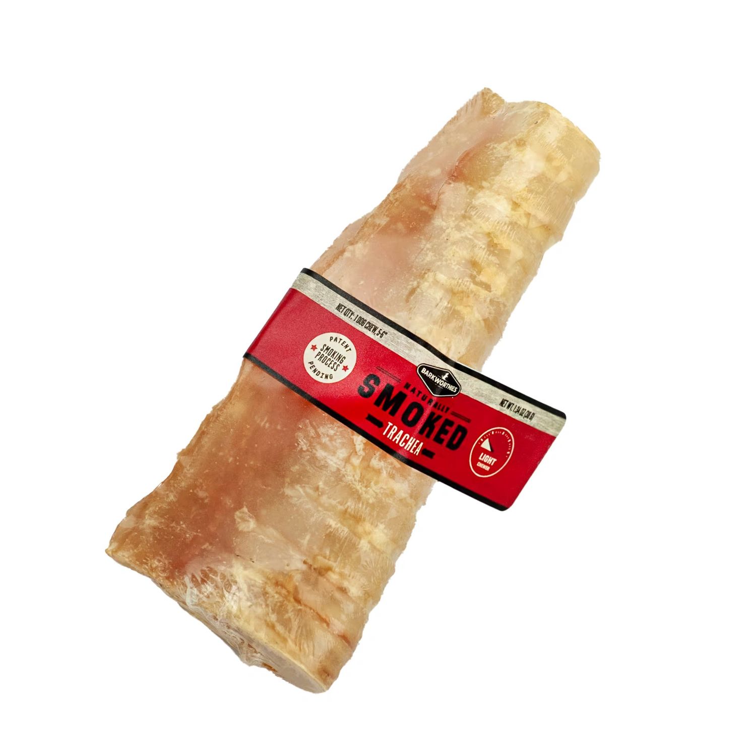Barkworthies Smoked Beef Trachea, Size: 6"
