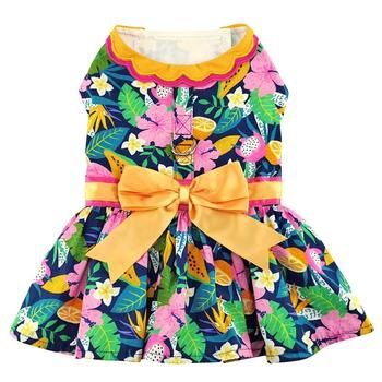 DD Fiesta Floral Dog Dress, Size: L