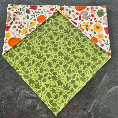 Brit + Bear Fall Garden Bandanna