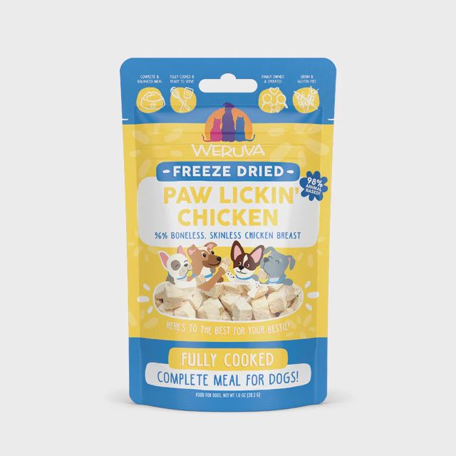 Weruva Dog Freeze-Dried, Paw Lickin Chicken, Size: 1oz