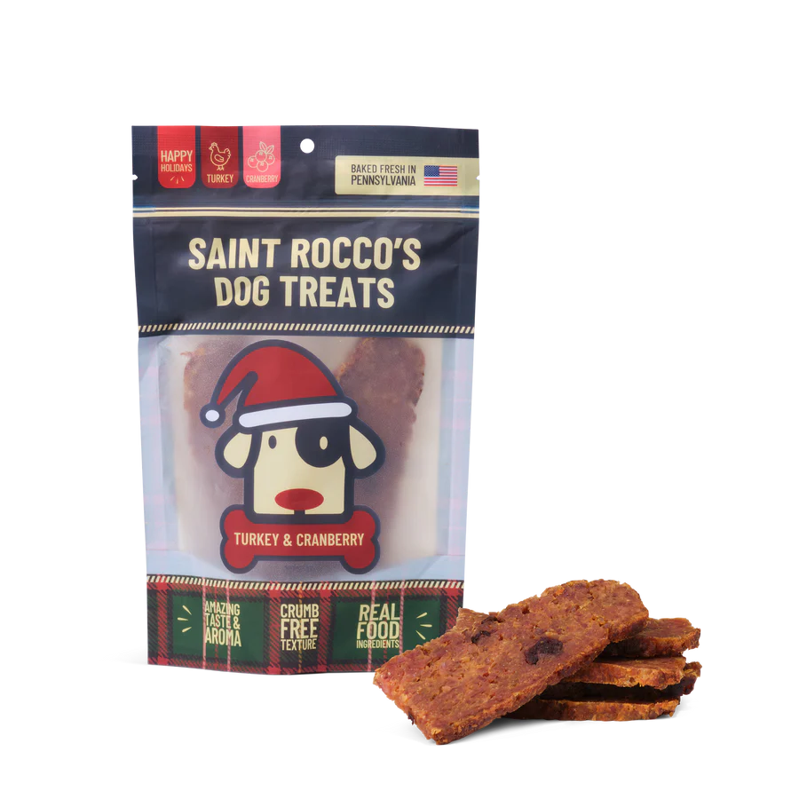 Saint Rocco's Holiday Turkey Treats, Option: Jerky, 8oz