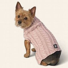 Marley's Cable Sweater, Rose