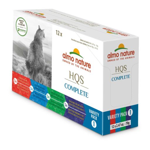 Almo Nature HQS Complete Cat Variety Pack