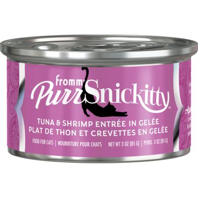Fromm PurrSnickitty Tuna &amp; Shrimp Entrée in Gelée, 3oz