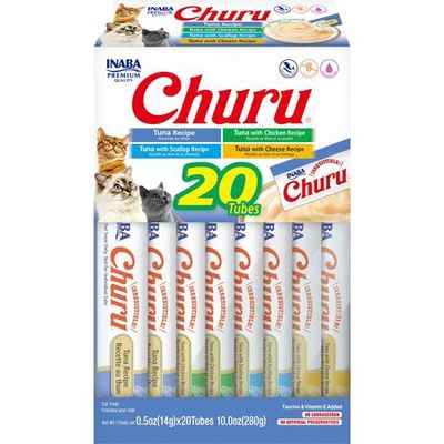 Inaba Churu Purees, Variety Pack (20/Box)