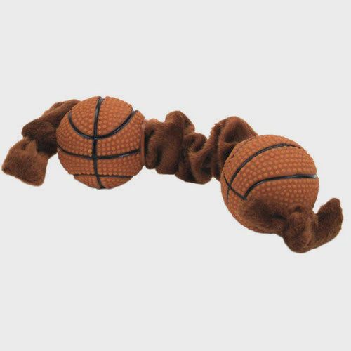 Lil Pals Plush &amp; Vinyl Tug Toy, Style: Basketball
