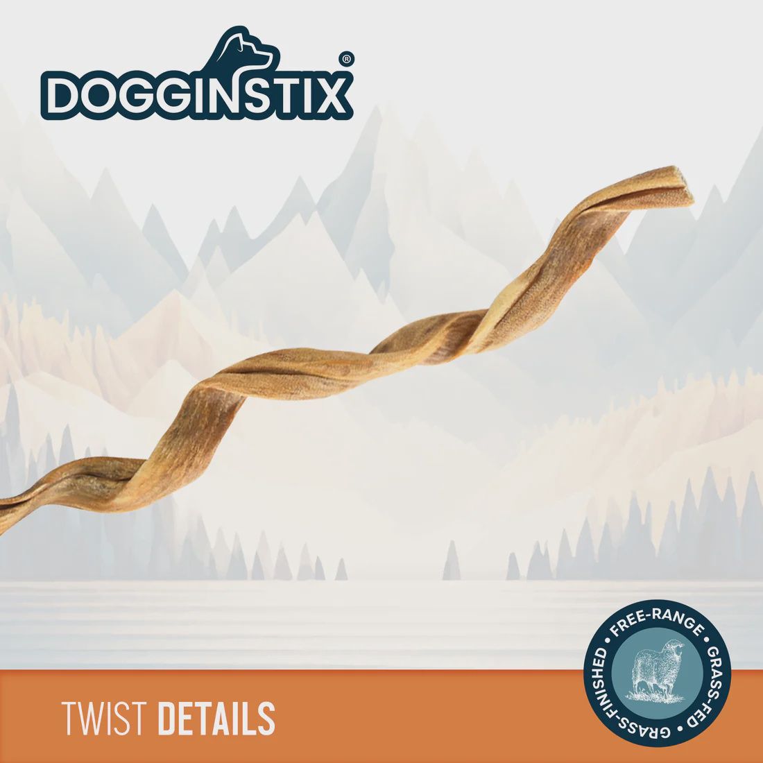 Lamb Collagen Twist 12"