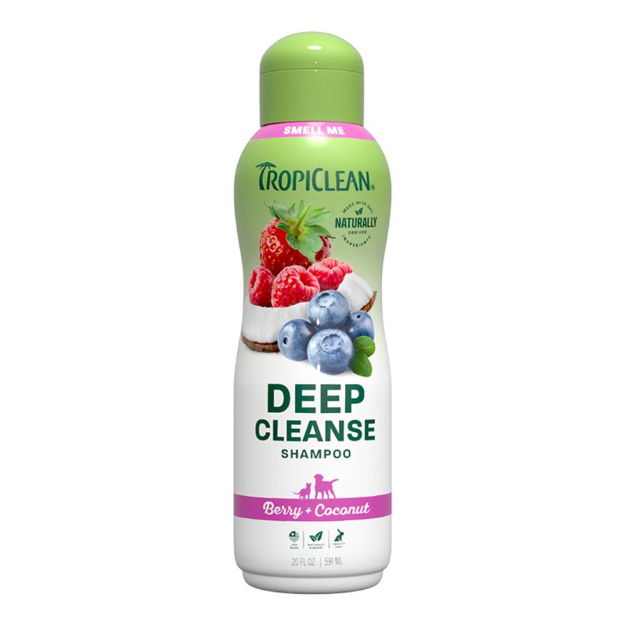 TropiClean Berry &amp; Coconut Deep Cleansing Shampoo for Pets