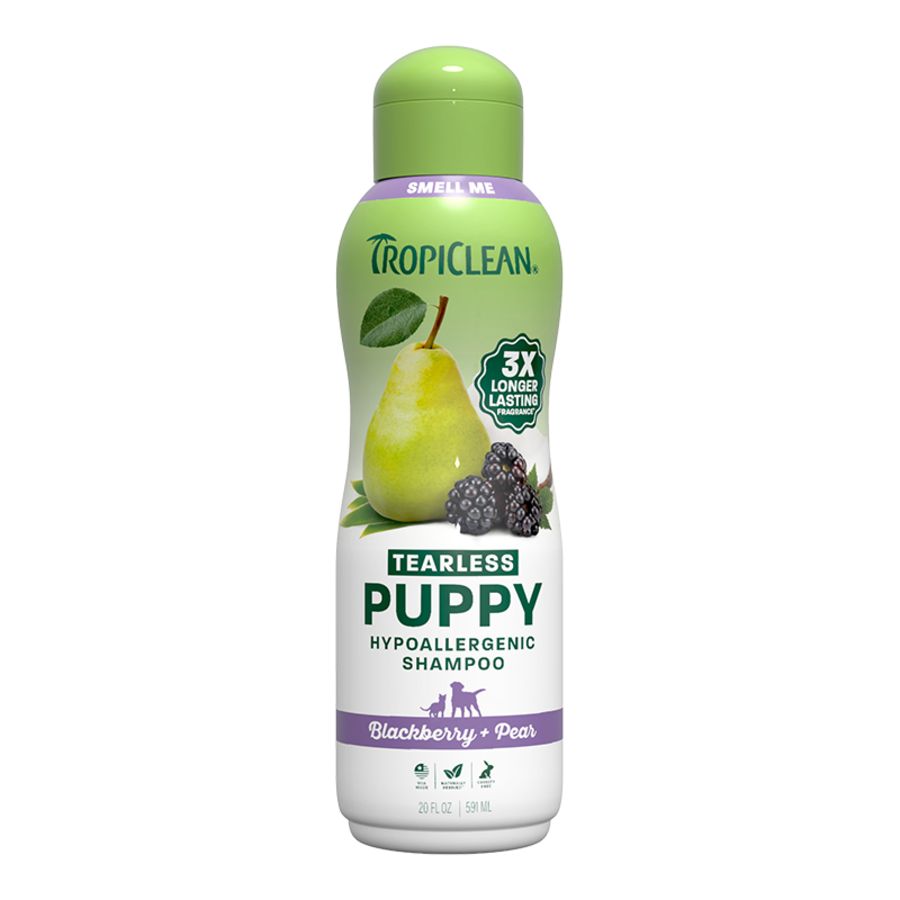 TropiClean Blackberry + Pear Tearless Puppy Shampoo, 20oz