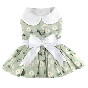 Mint Green Daisy Dog Dress, Size: XS