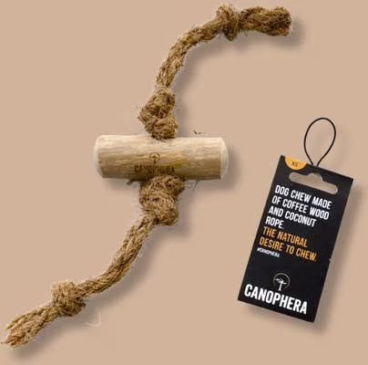 Canophera Coffee Wood &amp; Coconut Rope, Size: XS
