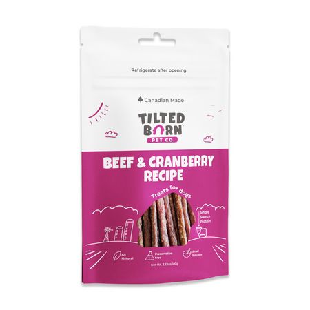 Tilted Barn Beef &amp; Cranberry Treat, Style: Sticks
