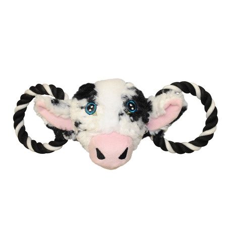 Jolly Pets Tug-A-Mals, Animal: Cow, Size: Small