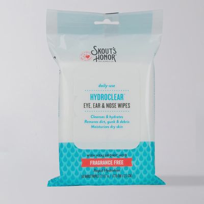 Skout's Honor HydroClear™ Eye, Ear &amp; Nose Wipes, 50ct