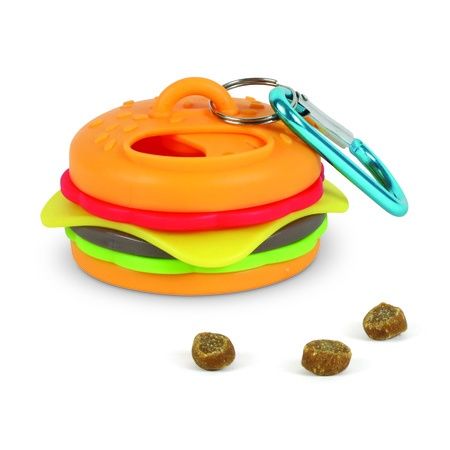 Brightkins Let's Go Dog Training Treat Holder Cheeseburger