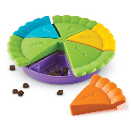 Brightkins Dog Toy Treat Puzzle Slice O Pie