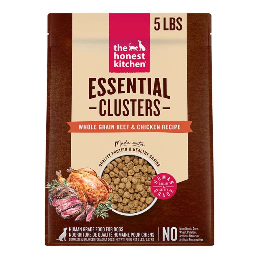 THK Essential Whole Grain Clusters, Formula: Beef &amp; Chicken, Size: 5lb
