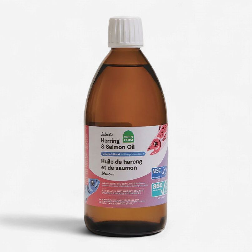 Open Farm Icelandic Herring &amp; Salmon Oil, 16.9oz