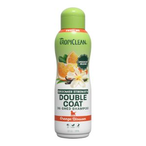 Tropiclean Groomer Strength Double Coat De-Shed Shampoo, 20oz