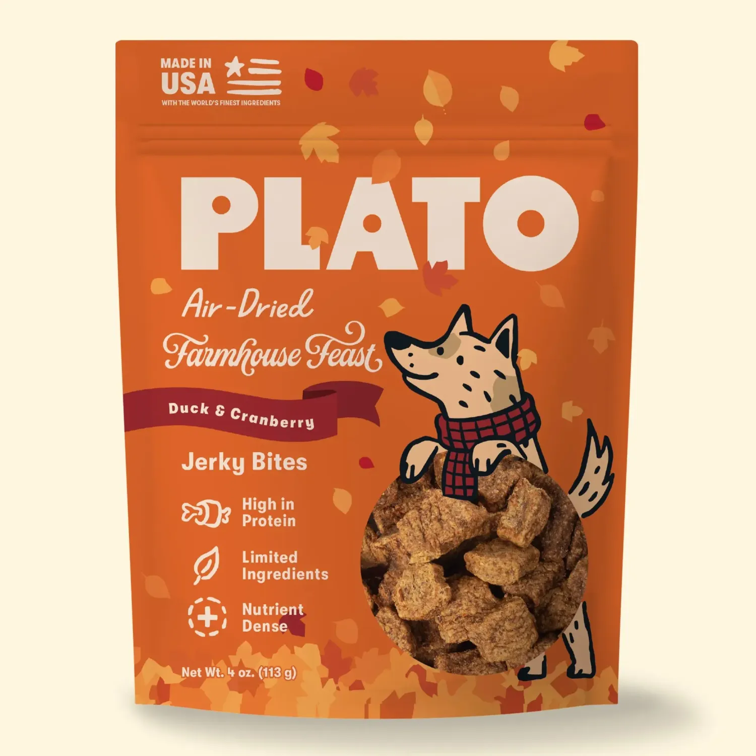 Plato Farmhouse Feast - Jerky Bites Duck &amp; Cranberry