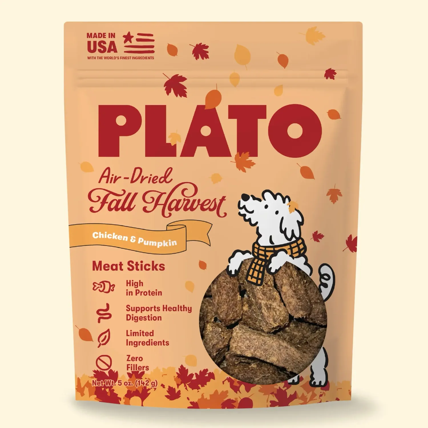 Plato Fall Harvest - Meat Sticks Chicken &amp; Pumpkin