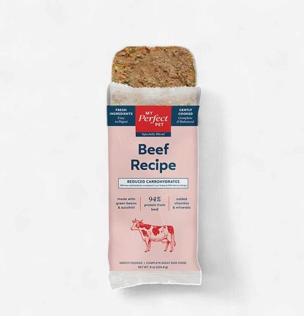 My Perfect Pet Gently Cooked Frozen - Reduced Carbs, Variant: Beef