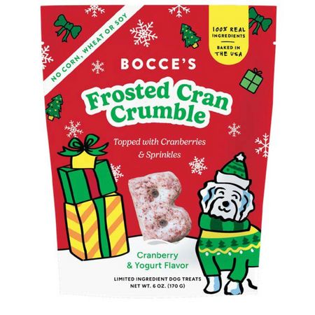 Bocce's Holiday - Soft &amp; Chewy Frosted Cranberry Crumble, 6oz