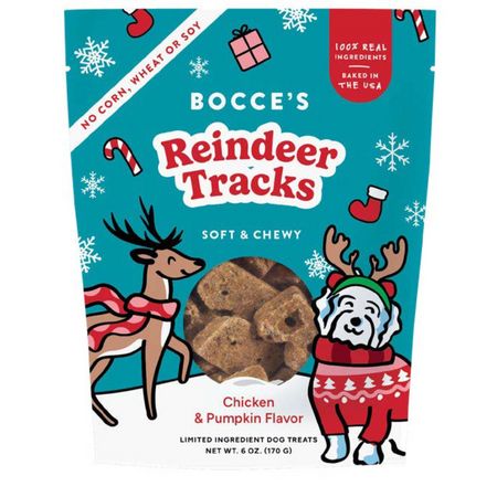 Bocce's Holiday - Soft &amp; Chewy Reindeer Tracks, 6oz