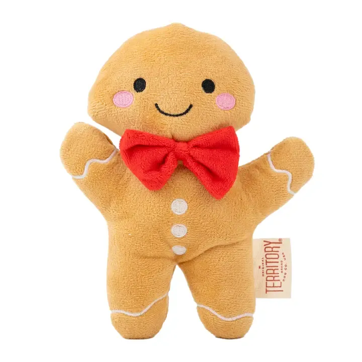 Original Territory Gingerbread Plush Squeaker Toy