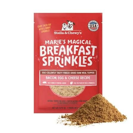 Stella &amp; Chewy's Marie’s Magical Meal Toppers for Dogs, 0.75oz, Recipe: Bacon, Egg, &amp; Cheese