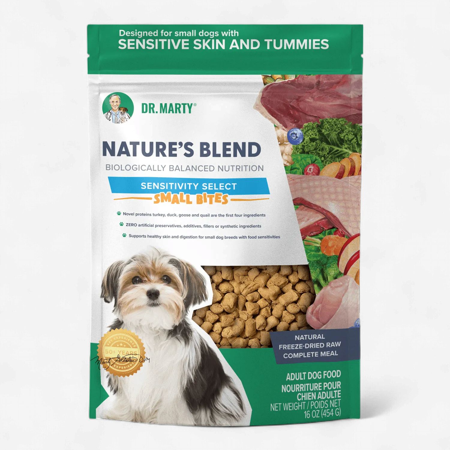 Dr Marty Nature's Blend - Sensitivity Select Small Bites, Size: 16oz