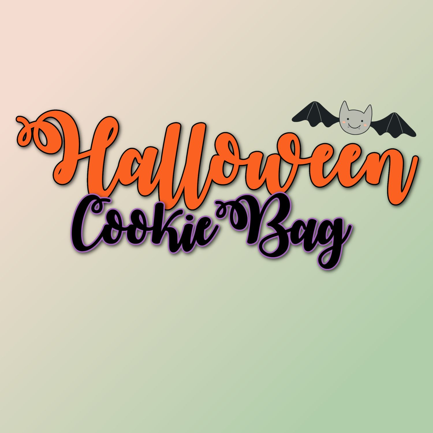 Halloween Cookie Bag