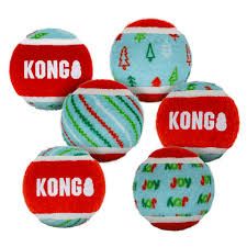KONG Holiday SqueakAir Ball