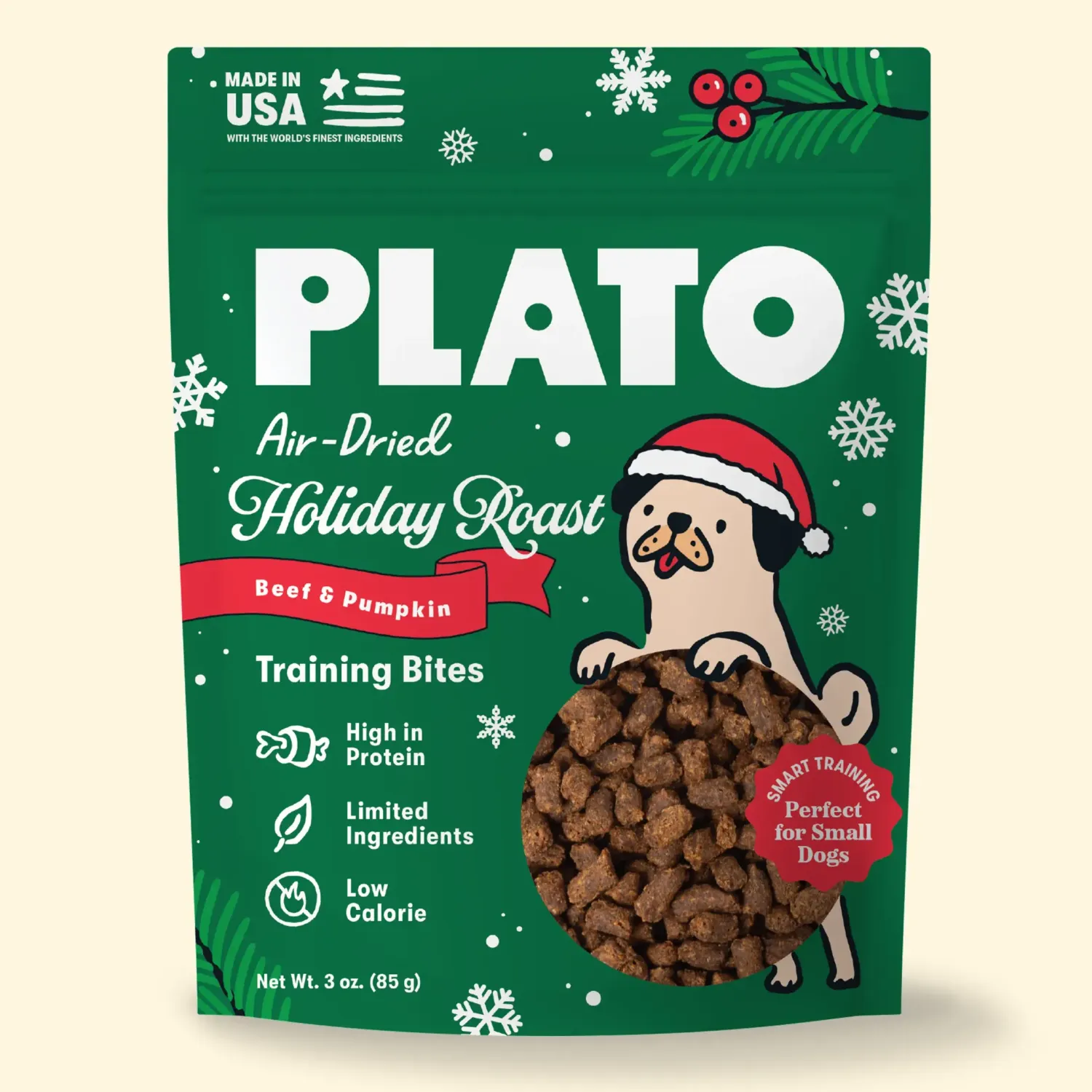 Plato Holiday Roast - Beef &amp; Pumpkin Training Bites